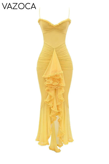 Radiant Ruffled Maxi Dress