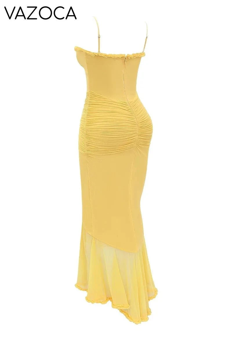 Radiant Ruffled Maxi Dress