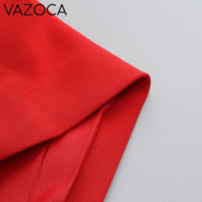 Red Floral Cocktail Bandage Dress