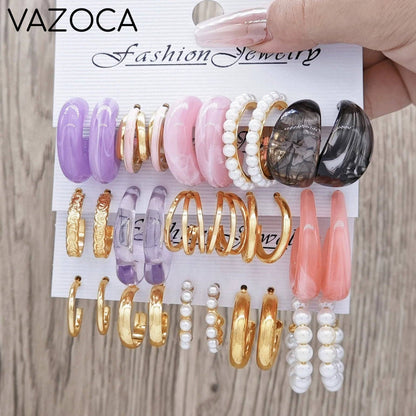 Retro Earrings Set