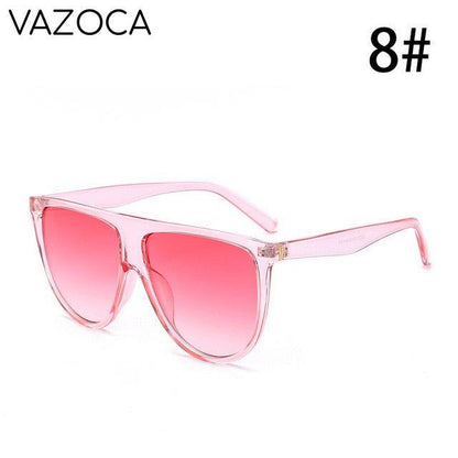 Retro Flat Top Sunglasses H