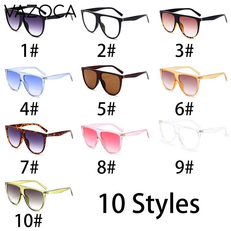 Retro Flat Top Sunglasses