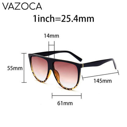 Retro Flat Top Sunglasses