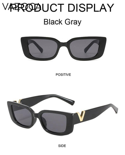 Retro Rectangle Sunglasses