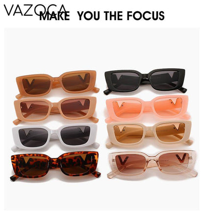 Retro Rectangle Sunglasses