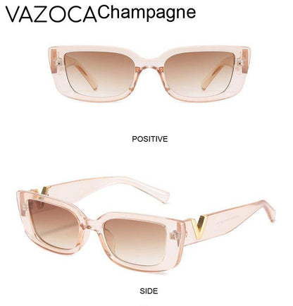 Retro Rectangle Sunglasses