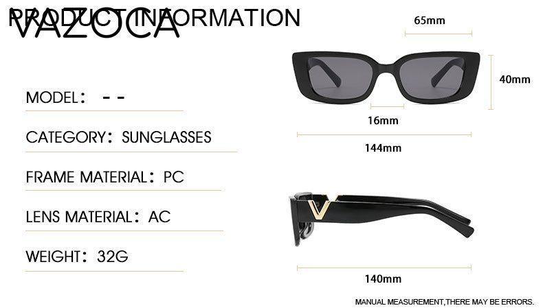 Retro Rectangle Sunglasses