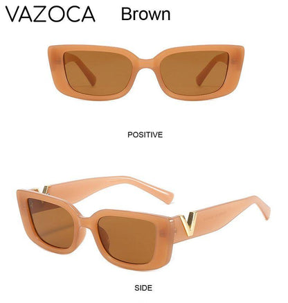 Retro Rectangle Sunglasses