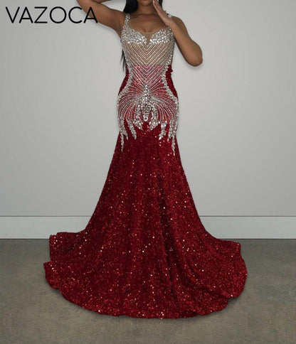 Rissa Sheer Mesh Mermaid Dress