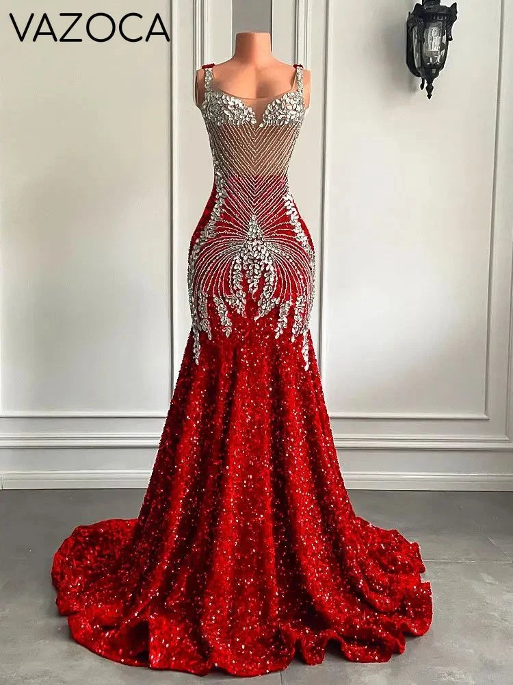 Rissa Sheer Mesh Mermaid Dress