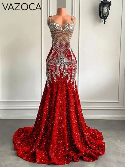 Rissa Sheer Mesh Mermaid Dress