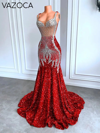 Rissa Sheer Mesh Mermaid Dress