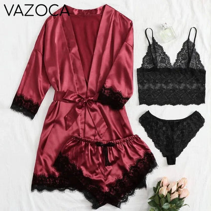 Robe Silk Pajama Set TW4P-008