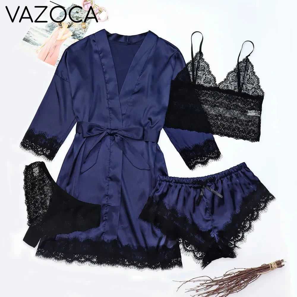 Robe Silk Pajama Set TW4P-006
