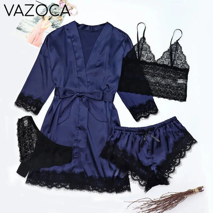 Robe Silk Pajama Set TW4P-006