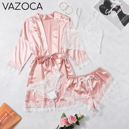 Robe Silk Pajama Set TW4P-009