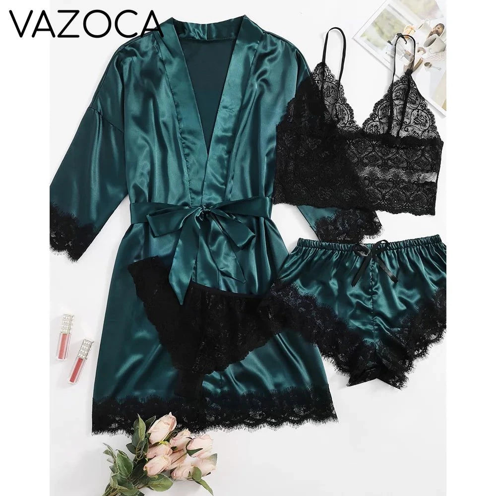 Robe Silk Pajama Set TW4P-010