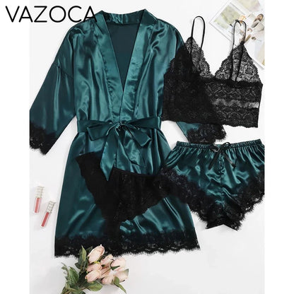 Robe Silk Pajama Set TW4P-010