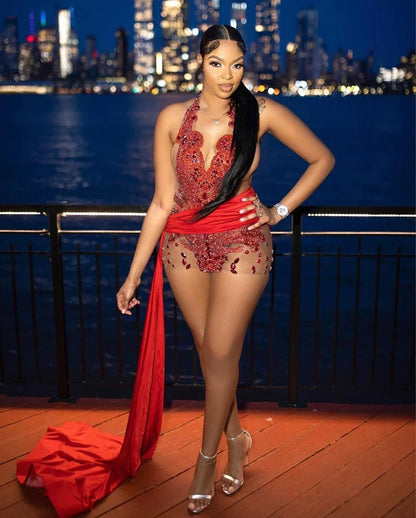 Ruby Luxury Mini Dress