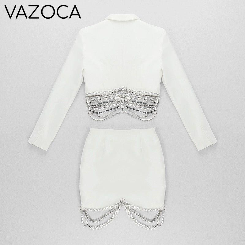 Runway Diamonds Beaded Set