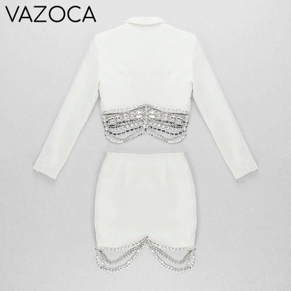 Runway Diamonds Beaded Set