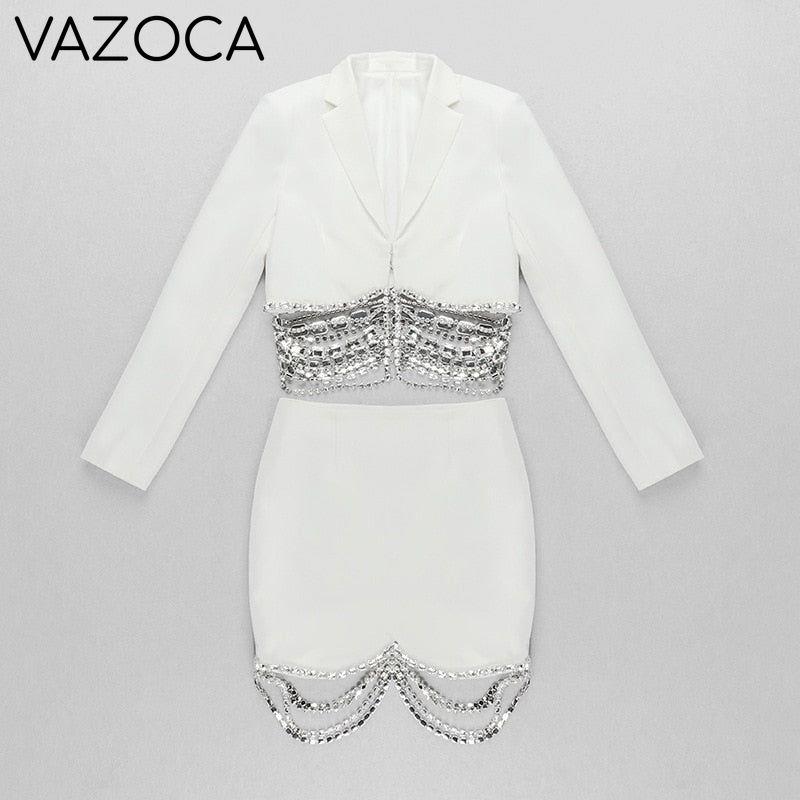 Runway Diamonds Beaded Set