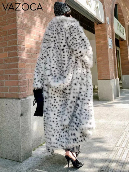 Opulent Fur Plush Coat