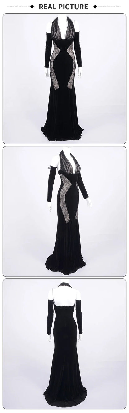 Marissa Mesh Maxi Dress