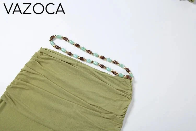 Peach Skirt Set