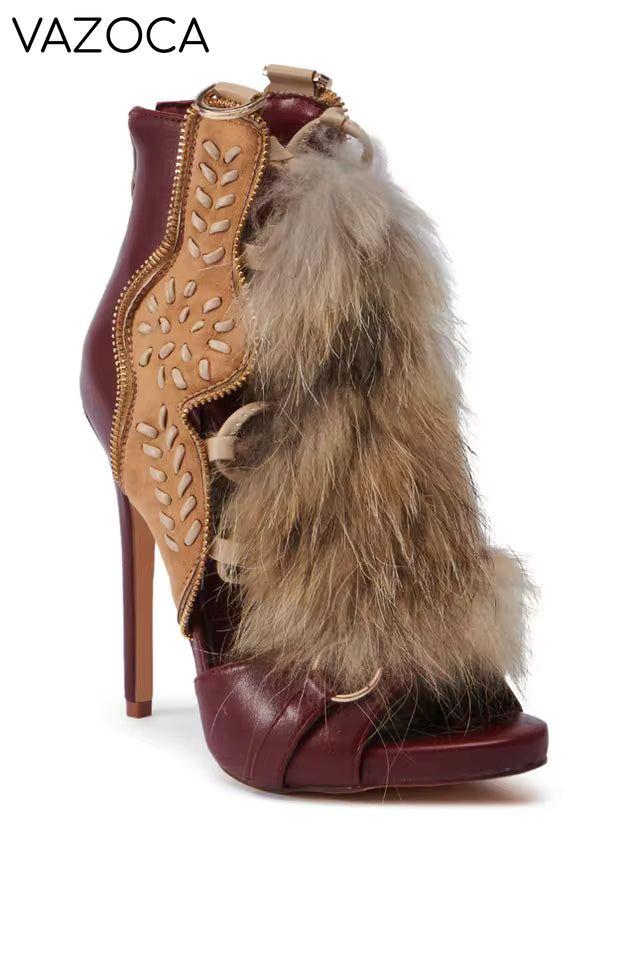 Vintage Fur Heels