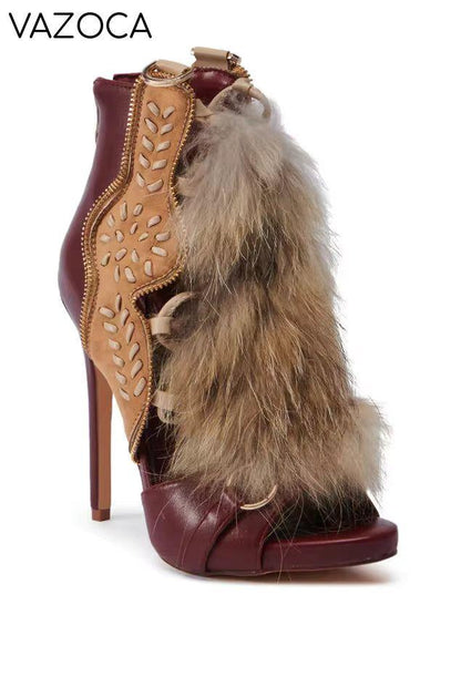 Vintage Fur Heels
