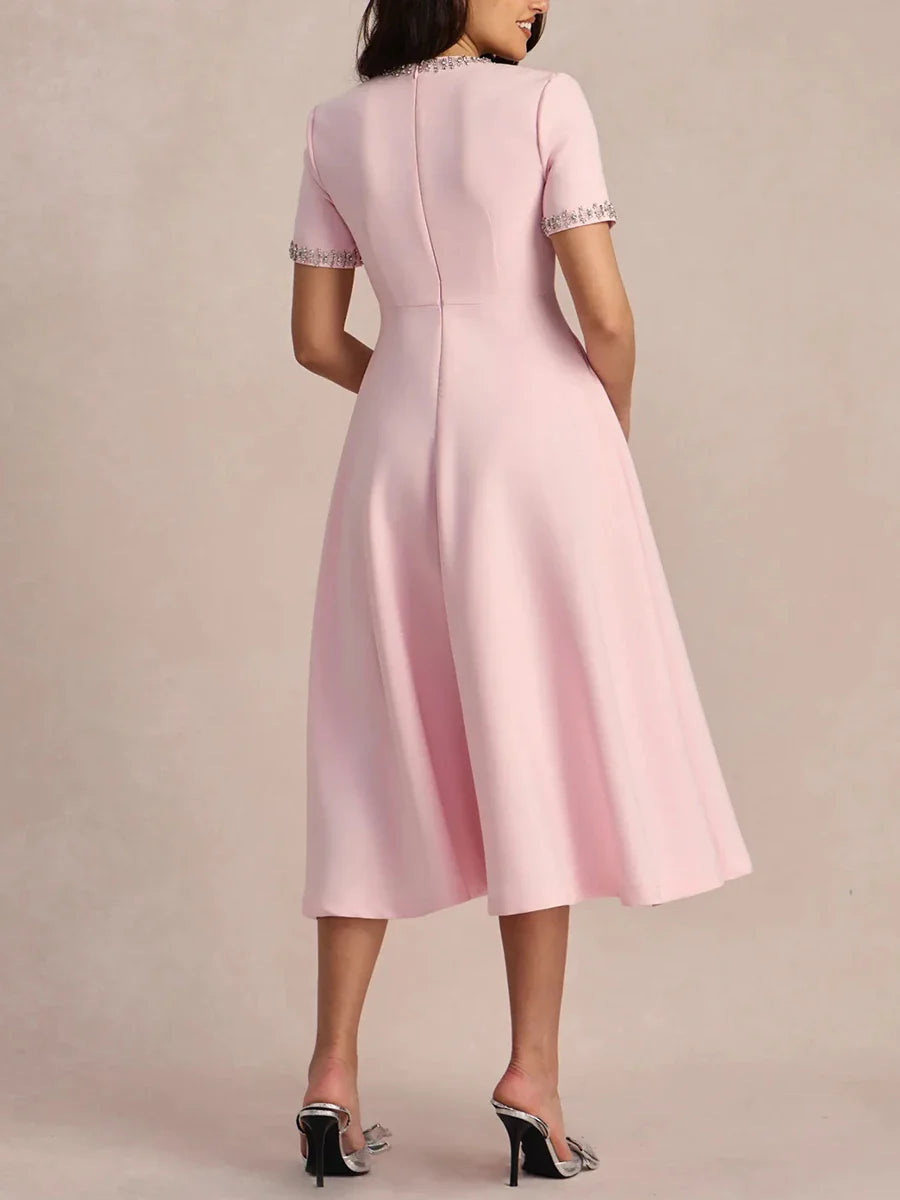 Mailka Elegant Midi Dress