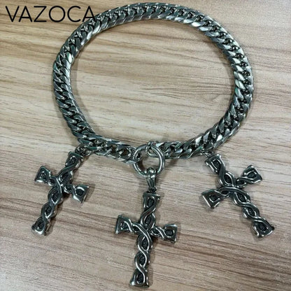 Cross Pendant Choker AA