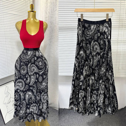 Kiana High Waist Skirt Set