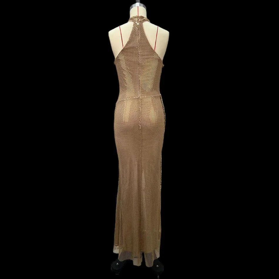 Michelle Sequins Maxi Dress
