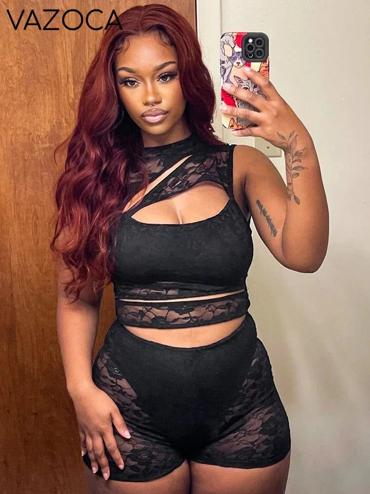 Gloria Mesh Romper