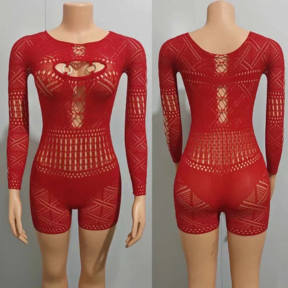 Manda Mesh Romper