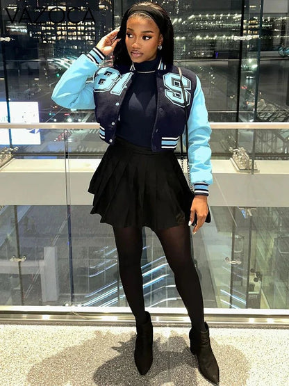 Autumn Leather Crop Jacket
