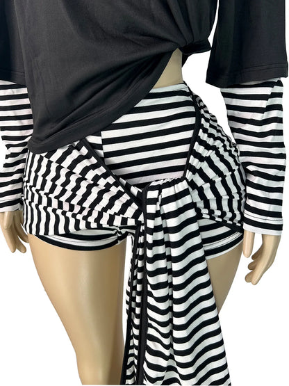 Issa Wrap Skirt Tie Skirt Set