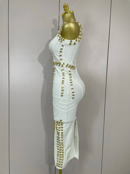 Hollywood Bandage Midi Dress