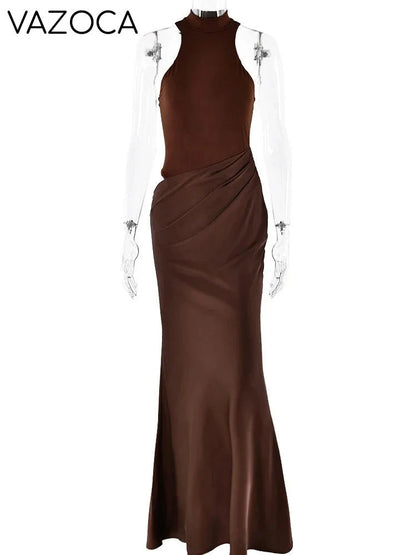 Kassi Turtleneck Maxi Dress