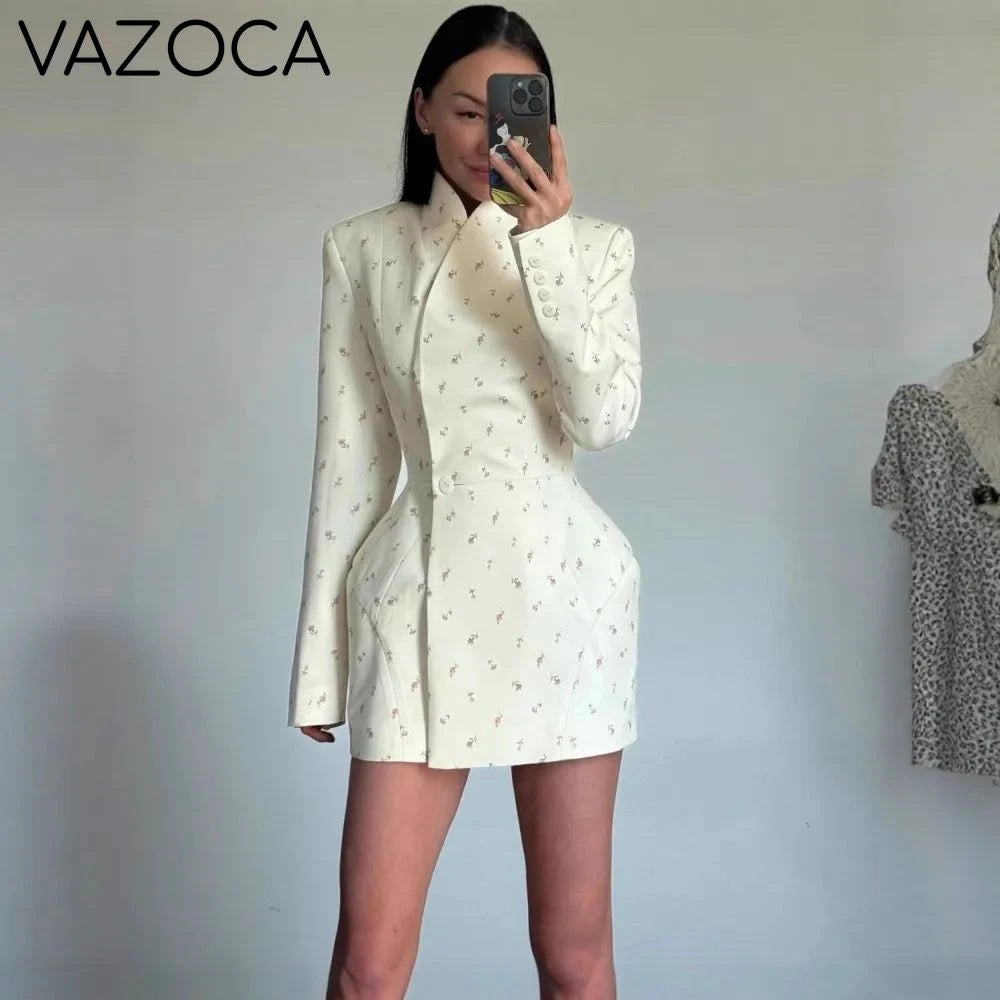 Floral Blazer Dress