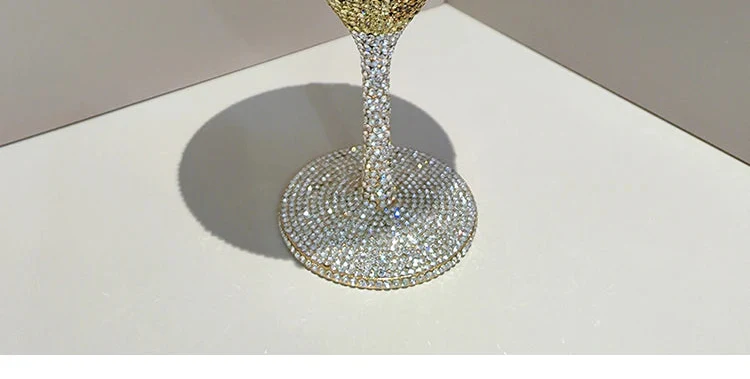 Cherry Goblet Rhinestone Clutch Bag