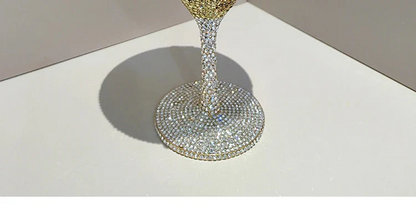Cherry Goblet Rhinestone Clutch Bag