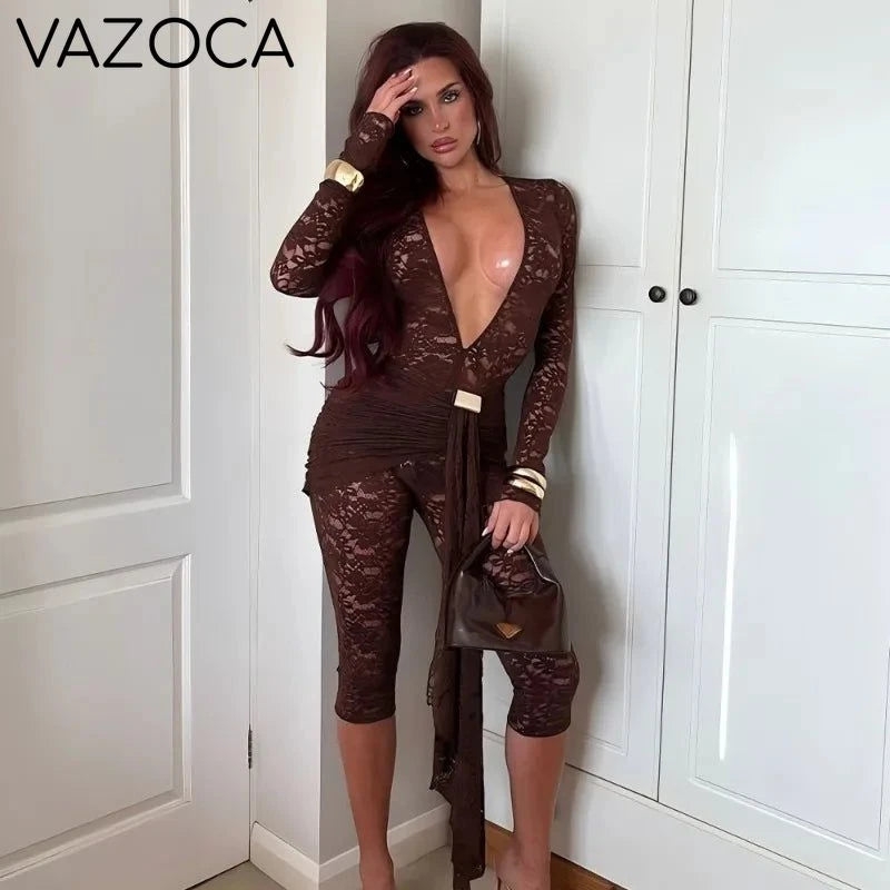 Jana Mesh Jumpsuit