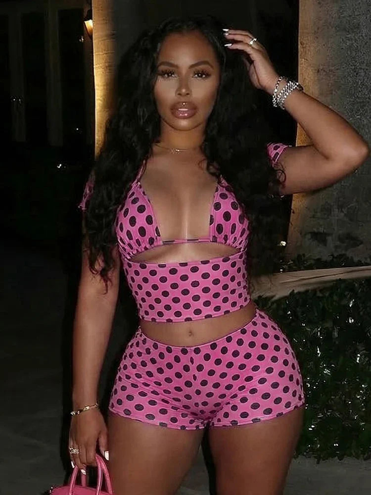 Polka Short Set