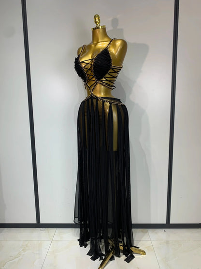 Celena Backless Maxi Dress