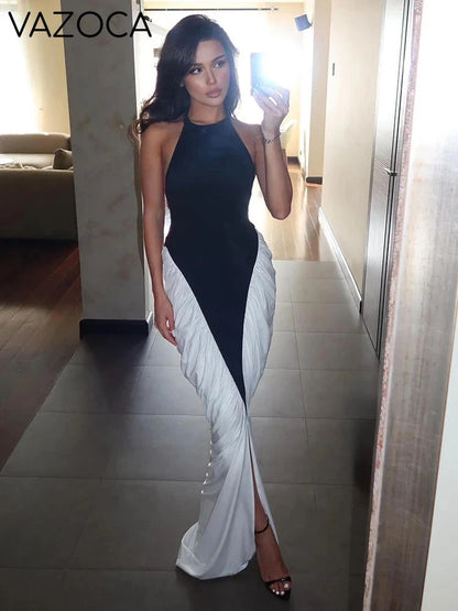Lorie Ruched Bandage Maxi Dress
