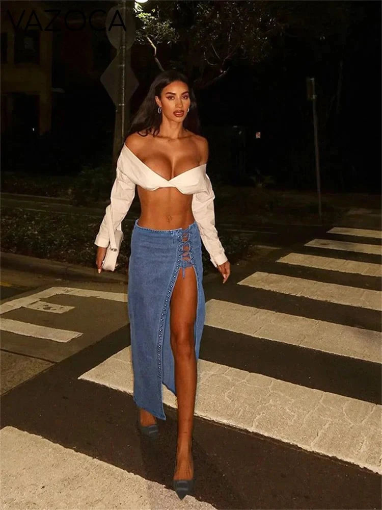 Brenda Denim Skirt