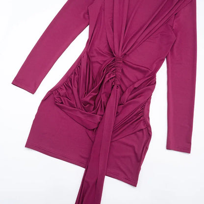 Tasha Ruched Bodycon Mini Dress